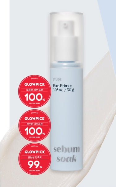 ETUDE Sebum Soak Pore Primer 30m , from Korea by ETUDE