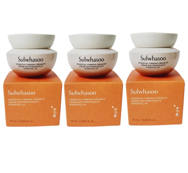 [For Testing] 3 x Sulwhasoo Essential Firming Cream EX 15ml Korea by Sulwhasoo