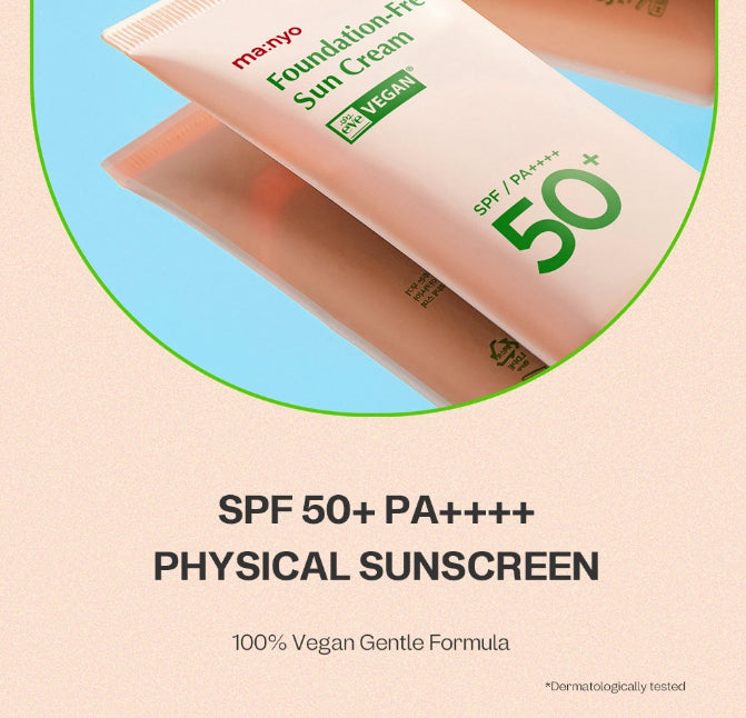 ma:nyo Foundation-Free Sun Cream 50ml from Korea by ma:nyo