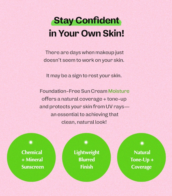 ma:nyo Foundation-Free Sun Cream Moisture 50ml from Korea by ma:nyo