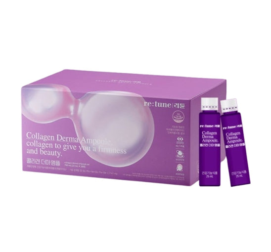 LG H&H Vital Garden re:tune Collagen Derma Ampoule (25ml x 28 bottles) from Korea