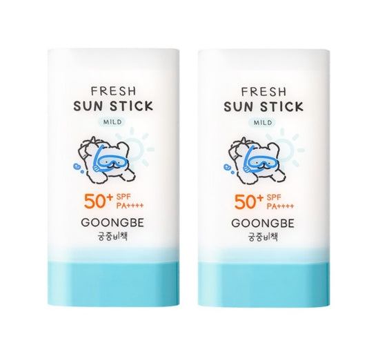 2 x GOONGBE Fresh Sun Stick Mild 23g SPF50+ PA++++ from Korea