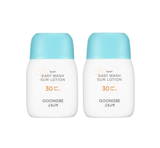2 X GOONGBE Easy Wash Sun Lotion 60g from Korea by GOONGBE