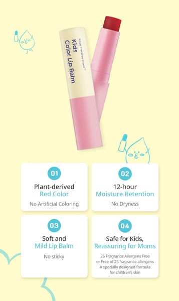 GOONGBE Kids Color Lip Balm 3.3g from Korea by GOONGBE