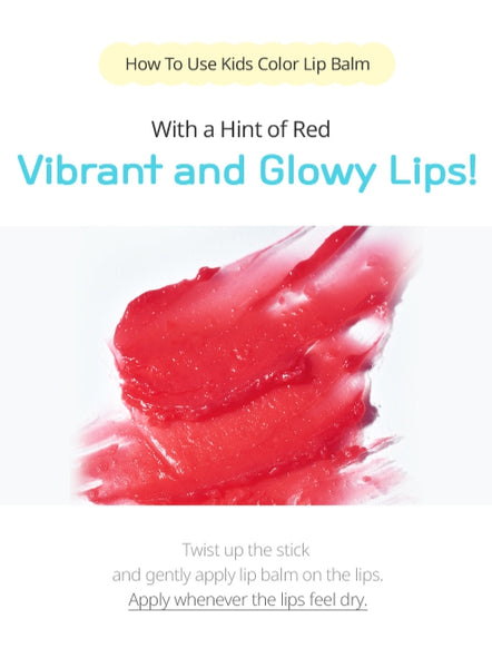 GOONGBE Kids Color Lip Balm 3.3g from Korea by GOONGBE