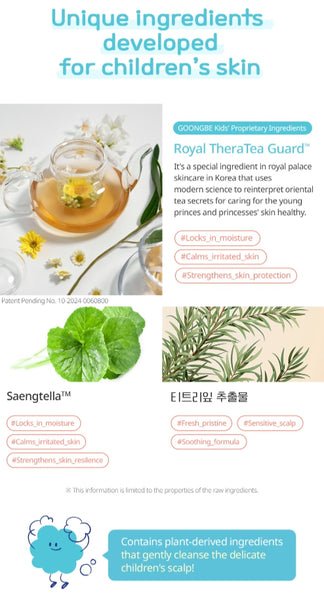 2 X GOONGBE Kids Fresh Shampoo 300ml from Korea by GOONGBE