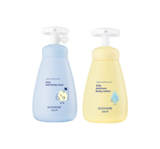 GOONGBE Kids Mild Body Wash 300ml + Moisture Body Lotion 250ml from Korea by GOONGBE