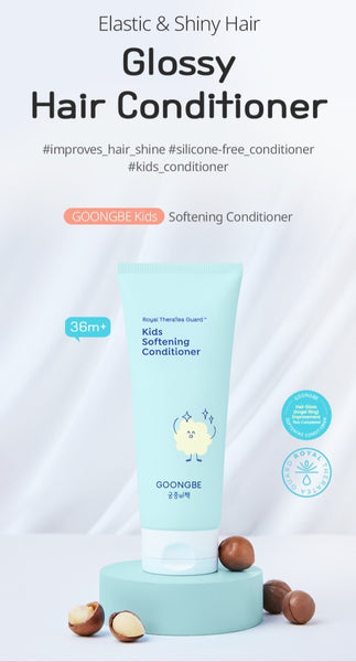 GOONGBE Kids Silky Shampoo 300ml + Softening Conditioner 200ml from Korea by GOONGBE