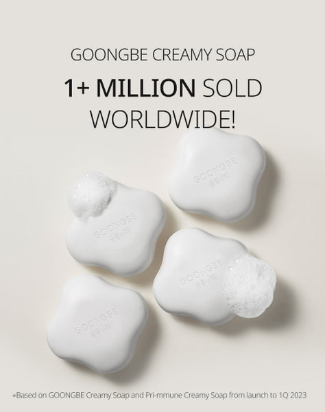 2 X GOONGBE Pri-mmune Creamy Soap 90g from Korea by GOONGBE