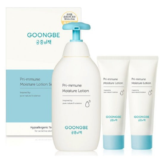 GOONGBE Pri-mmune Moisture Lotion 350ml + 50ml + 50ml from Korea by GOONGBE