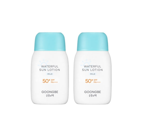 2 X GOONGBE Waterful Sun Lotion Mild 80g from Korea by GOONGBE