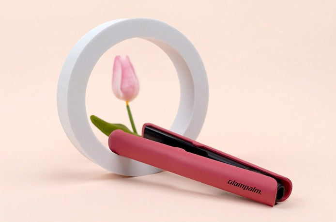 Glampalm GP103CV - MINI TRAVEL IRON (Pink) from Korea_H by Glampalm