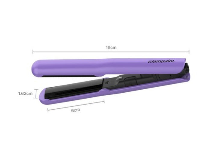 Glampalm GP103CV - MINI TRAVEL IRON (Purple) from Korea_H by Glampalm