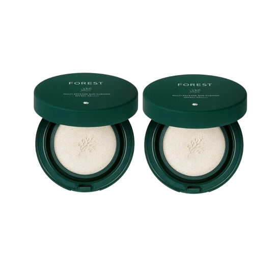 2 X Green Finger Forest Multi Defense Sun Cushion SPF50+ PA++++ 13g from Korea by Green Finger