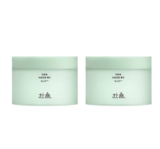 2 X HANYUL Pure Artemisia Calming Pad 60 Sheets from Korea by HANYUL