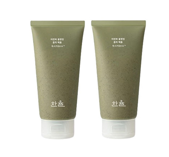 2 X HANYUL Pure Artemisia Deep Clarifying Mask to Foam Cleanser 120ml from Korea by HANYUL
