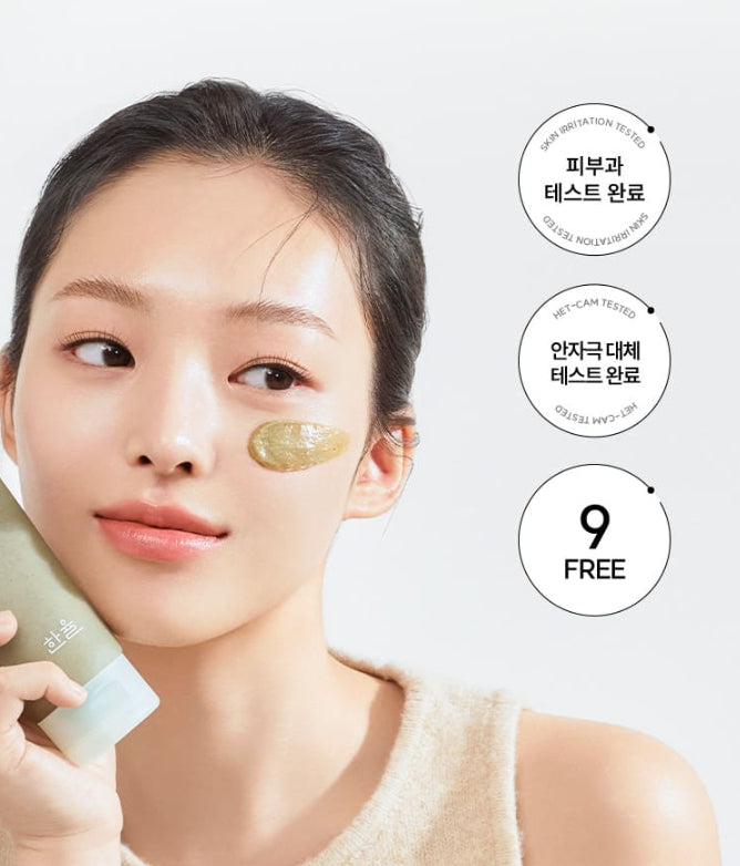 HANYUL Pure Artemisia Deep Clarifying Mask to Foam Cleanser 120ml from Korea by HANYUL