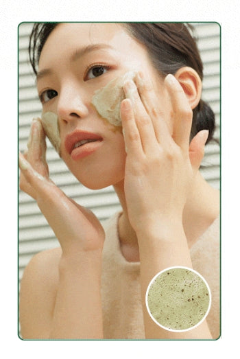 HANYUL Pure Artemisia Deep Clarifying Mask to Foam Cleanser 120ml from Korea by HANYUL