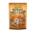 4 X HBAF Caramel Salted Almond & Pretzel 120g from Korea by HBAF