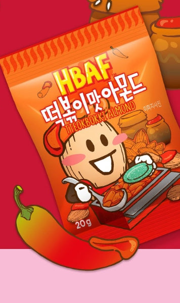 HBAF Party Box Spicy, 4 Flavors x 5 Packs from Korea