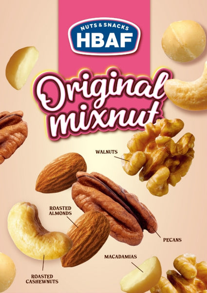 2 X HBAF Original Mixnut 190g from Korea by HBAF