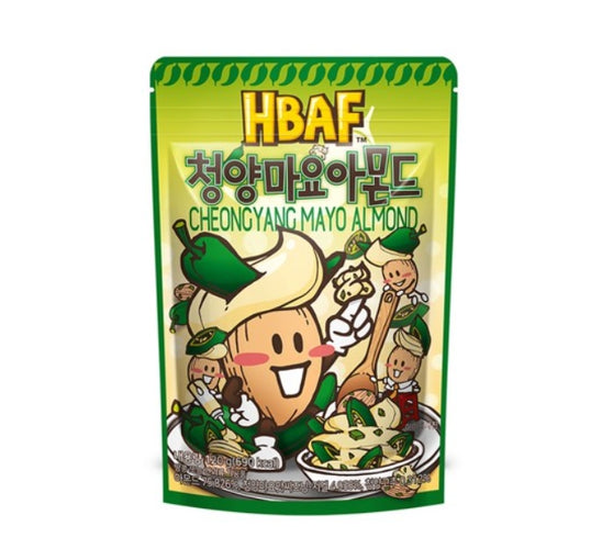 4 X HBAF Cheong-Yang Mayo Almond 120g from Korea by HBAF