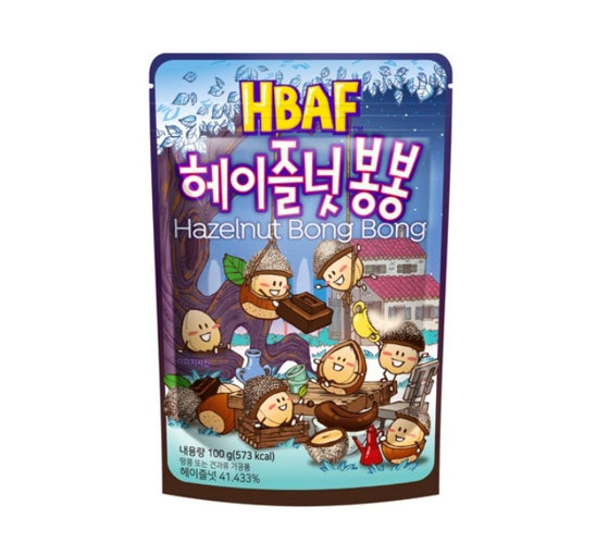 3 X HBAF Hazelnut Bong Bong 100g from Korea by HBAF