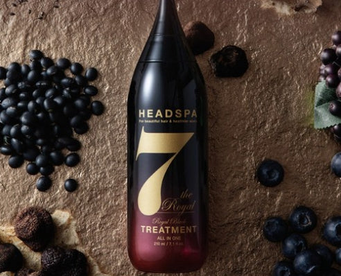 HEADSPA 7 Royal Black Treatment 210ml from Korea by HEADSPA 7