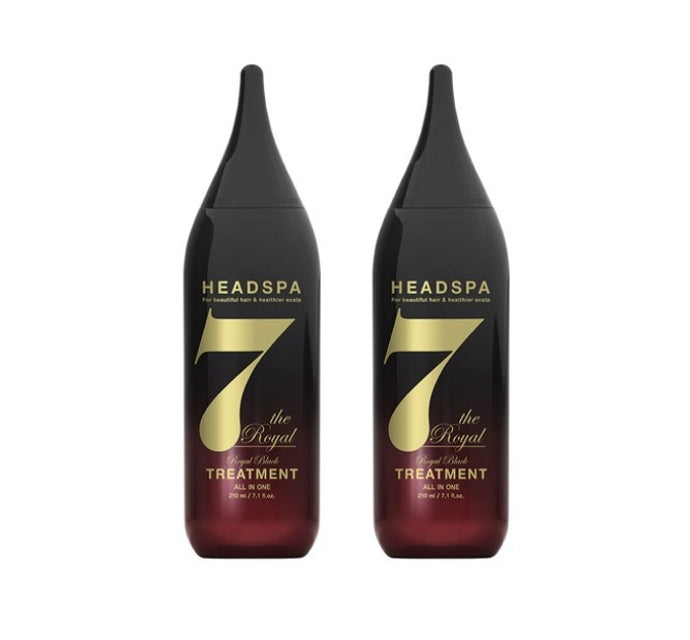 2 x HEADSPA 7 Royal Black Treatment 210ml from Korea by HEADSPA 7