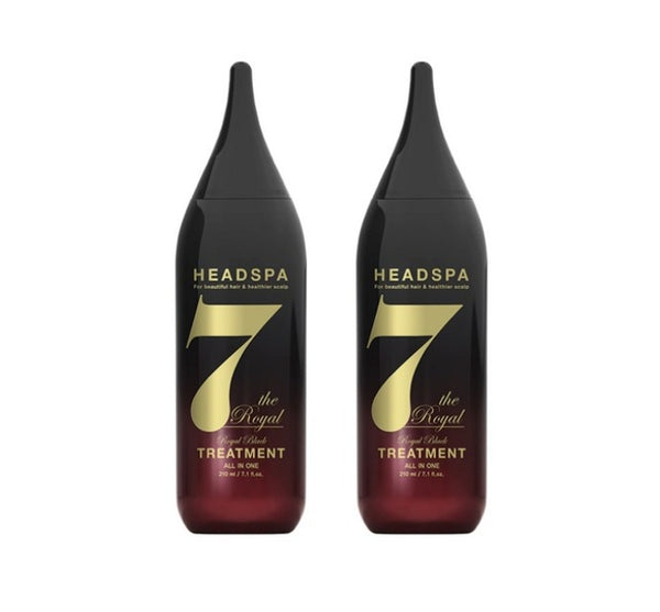 2 x HEADSPA 7 Royal Black Treatment 210ml from Korea by HEADSPA 7