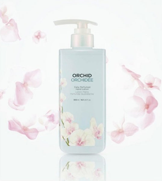 2 x THE FACE SHOP Daily Perfume Hand Lotion Orchid 300ml – Floral Moisturising Hand Care from Korea