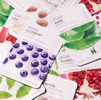 10 x THE FACE SHOP Real Nature Olive Face Mask 20g – Intensive Moisturising Sheet from Korea
