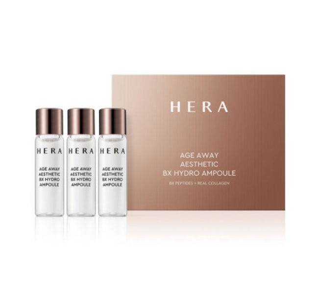 HERA Age Away Aesthetic BX Hydro Ampoule 5ml x 12ea from Korea + Sample(3 Item) by HERA