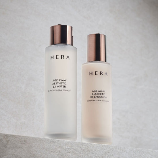 HERA Age Away Aesthetic BX Water + Emulsion Set (2 Items) from Korea + Sample(3 Item) by HERA
