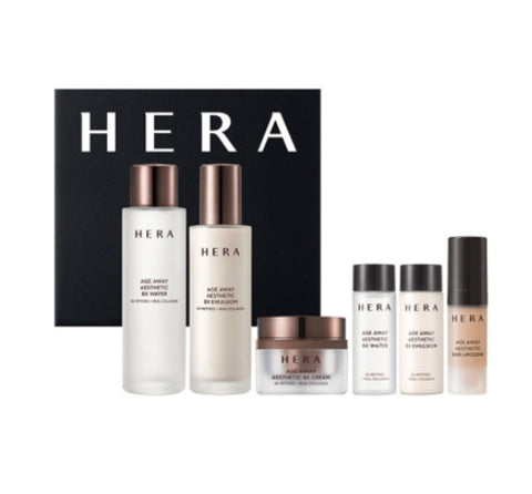 HERA Age Away Aesthetic BX Set (6 Items) + Samples(5 Items) from Korea