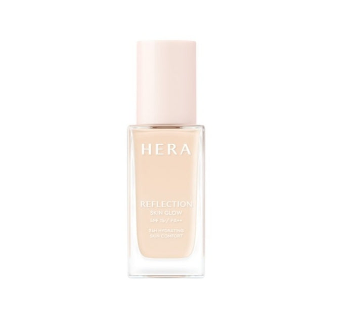 HERA Reflection Skin Glow Cushion Foundation 1 חבילה (15 גרם+15 גרם), 7 צבעים + דוגמה מקוריאה