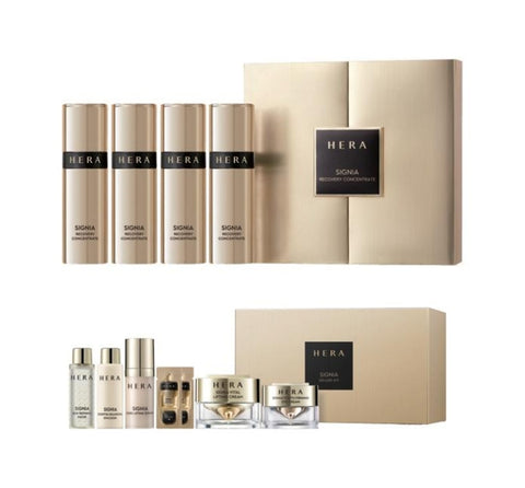 HERA Signia Recovery Concentrate 10ml x 4ea + Signia Deluxe Kit (6 Items) from Korea