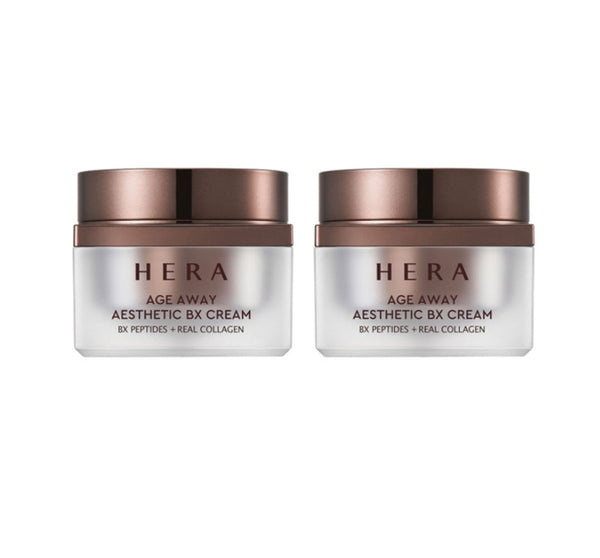 2 x HERA Age Away Aesthetic BX Cream 50ml from Korea + Samples(3 Items) by HERA