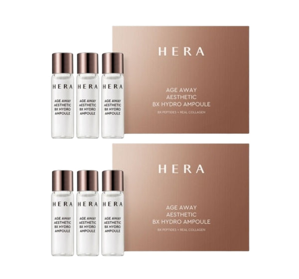 2 x HERA Age Away Aesthetic BX Hydro Ampoule 5ml x 12ea from Korea + Sample(3 Item) by HERA