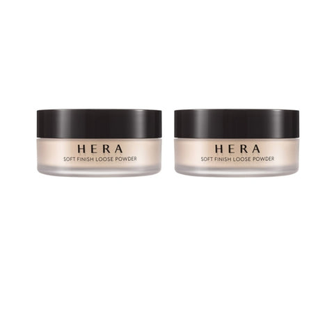 2 x HERA Soft Finish Loose Powder 15g, from Korea + Sample(1 Item) by HERA