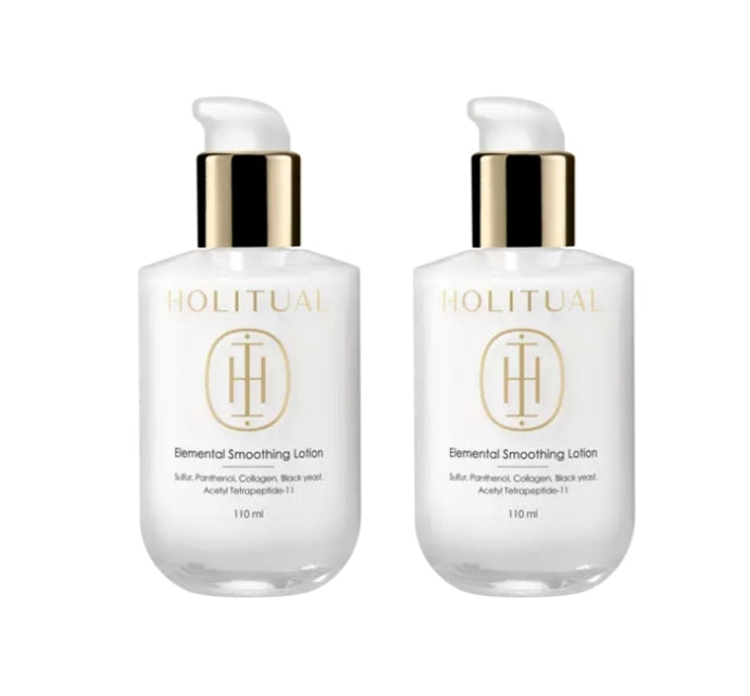 2 x HOLITUAL Elemental Smoothing Lotion 110ml from Korea by HOLITUAL