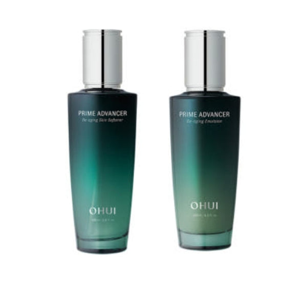 O HUI Prime Advancer De-aging Skin Softener 150ml + Emulsion 130ml from Korea by O HUI