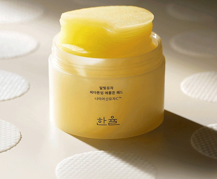 HANYUL Moonlight Hanyul Yuja Vita-Tone up pads 60 Sheets from Korea by HANYUL