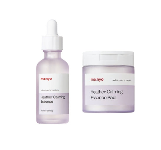 ma:nyo Heather Calming Essence 50ml + Heather Calming Essence Pad 60ea from Korea by ma:nyo