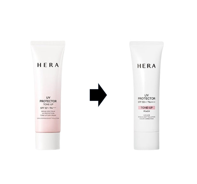 HERA UV Protector Tone Up 50 מ"ל מקוריאה + דוגמה (2 פריטים)