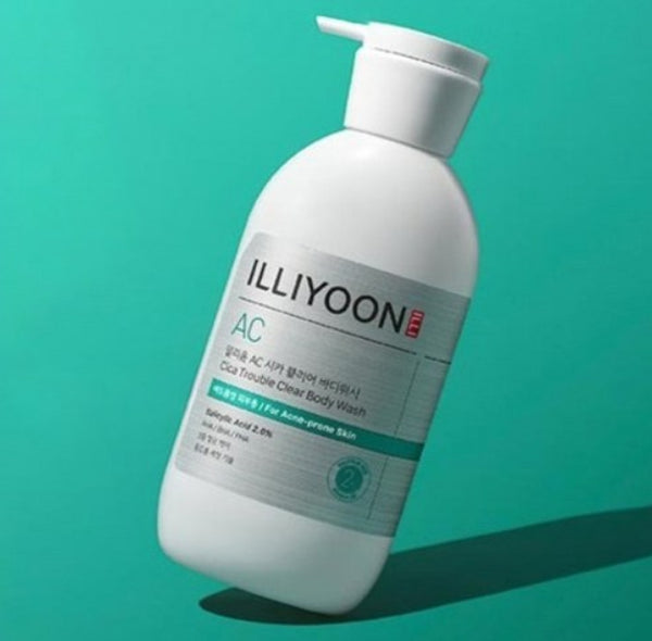 2 x ILLIYOON AC Cica Trouble Clear Body Wash 400ml from Korea