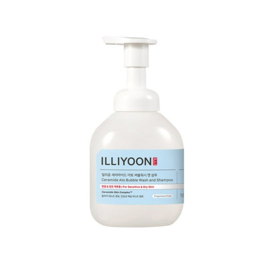ILLIYOON Ceramide Ato Bubble Wash und Shampoo 400 ml aus Korea