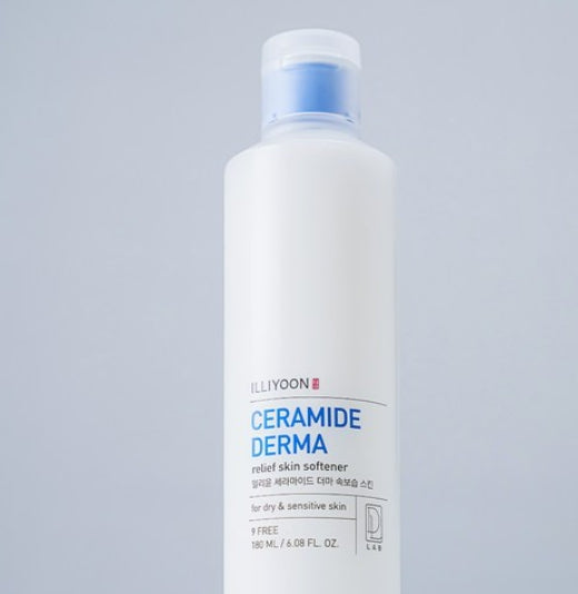 2 x ILLIYOON Ceramide Derma Relief Skin Softener 180ml from Korea