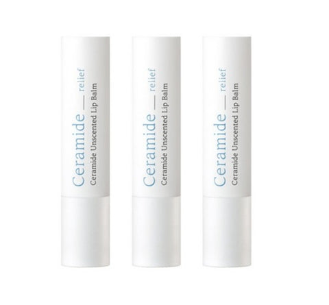 3 x ILLIYOON Ceramide Unscented Lip Balm 3.2g from Korea by ILLIYOON
