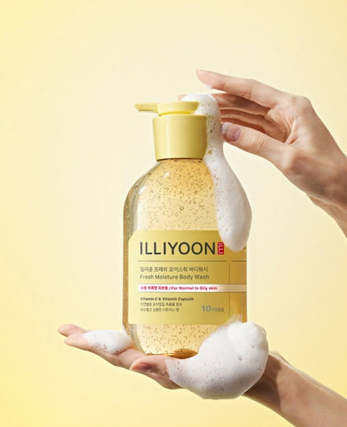 2 x ILLIYOON Fresh Moisture Body Wash 500 ml aus Korea